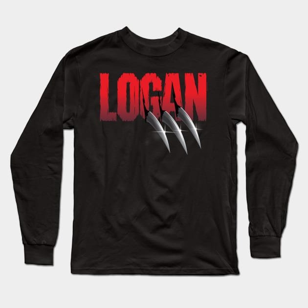 LOGAN Long Sleeve T-Shirt by Illustratorator